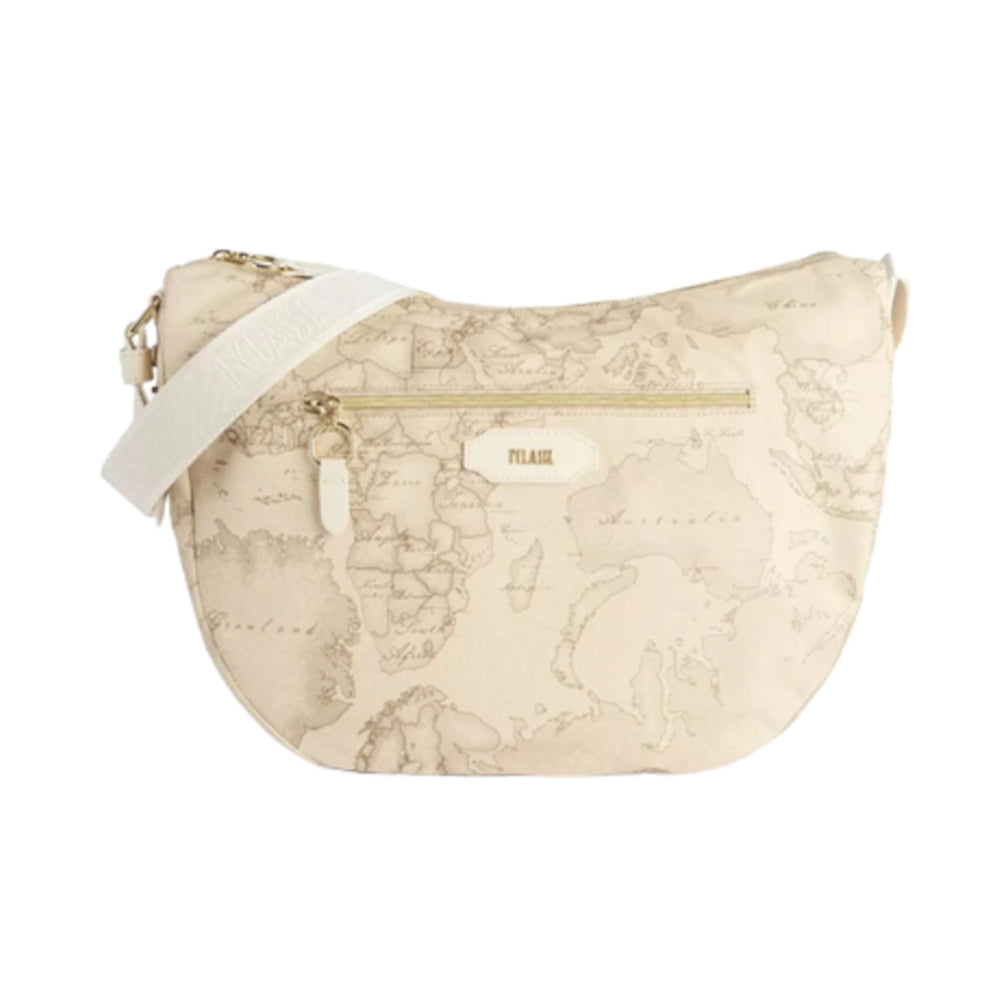 Alviero Martini 1a Classe Tracolla Mezzaluna Geo Soft Safari L LB99 9427 Col. 0937 Raphia